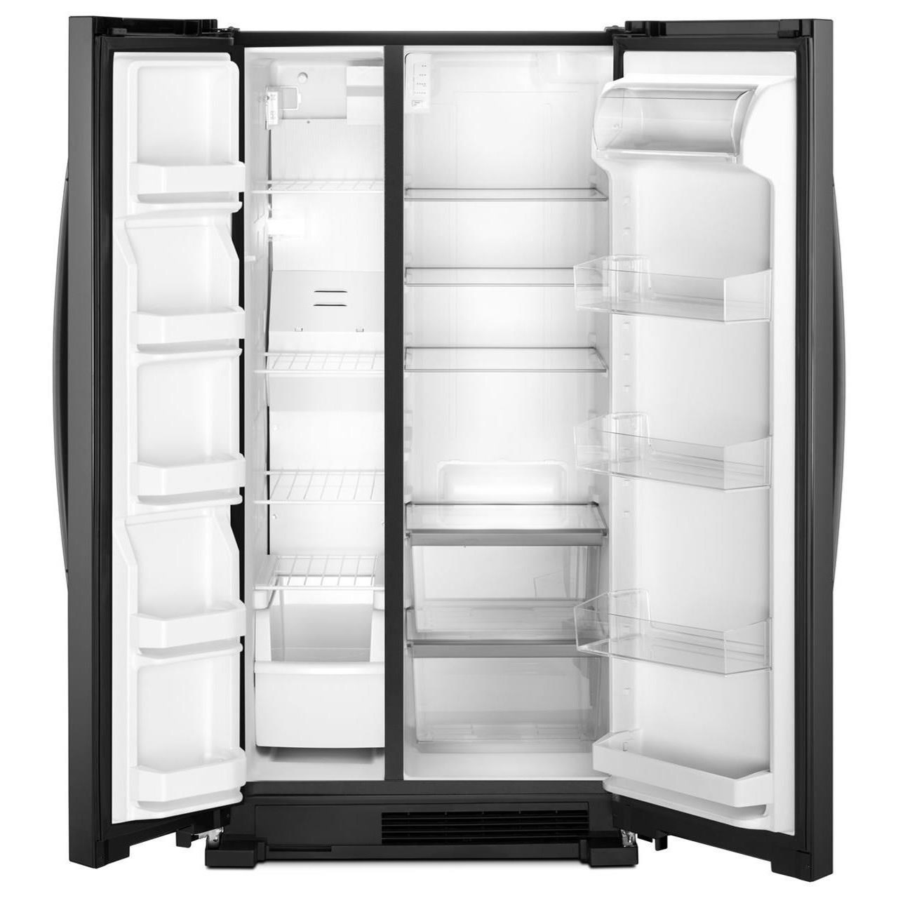 Whirlpool WRS312SNHB 33inch Wide SidebySide Refrigerator 22 cu. ft